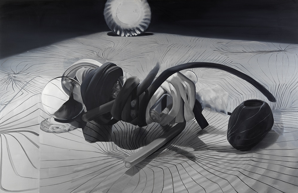 Janice McNab, D.I.Y. &ndash; &lsquo;The Sun at Night&rsquo; (2014), 120x185cm, oil on linen