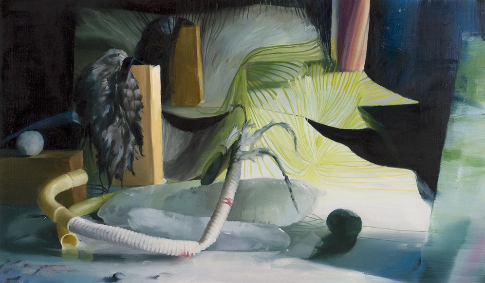 Janice McNab, D.I.Y. &ndash; &lsquo;Evening in the Forest&rsquo; (2014), 40x65cm, oil on oil paper