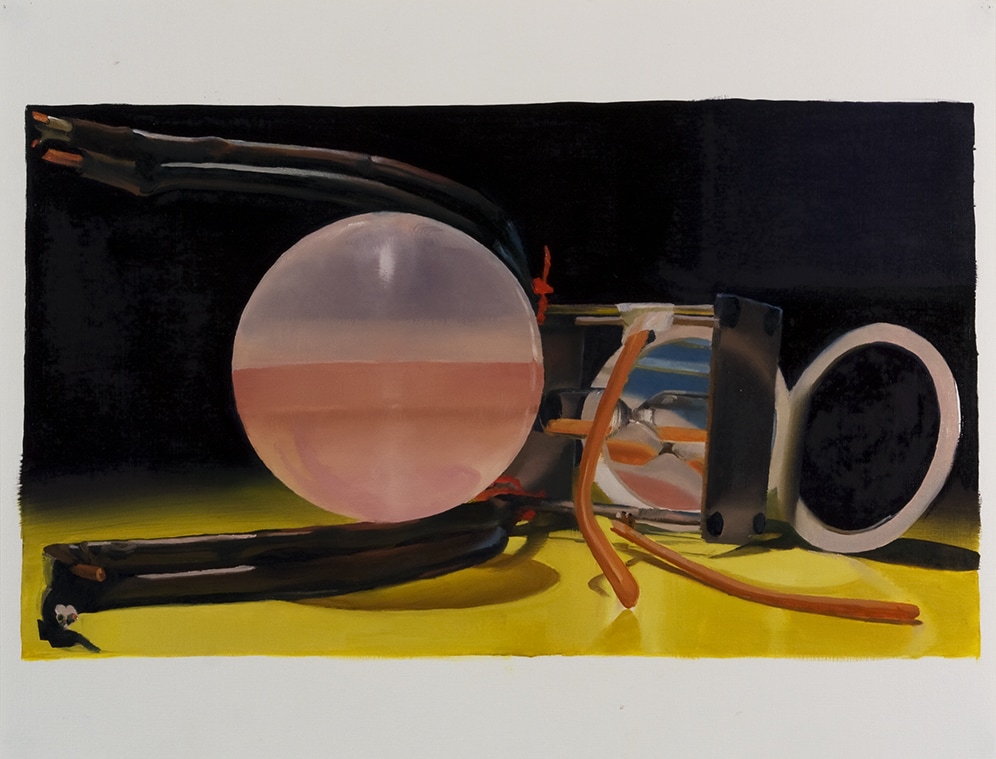 Janice McNab, D.I.Y. &ndash; &lsquo;Exercise I&rsquo; (2013), 50x65cm, oil on oil paper
