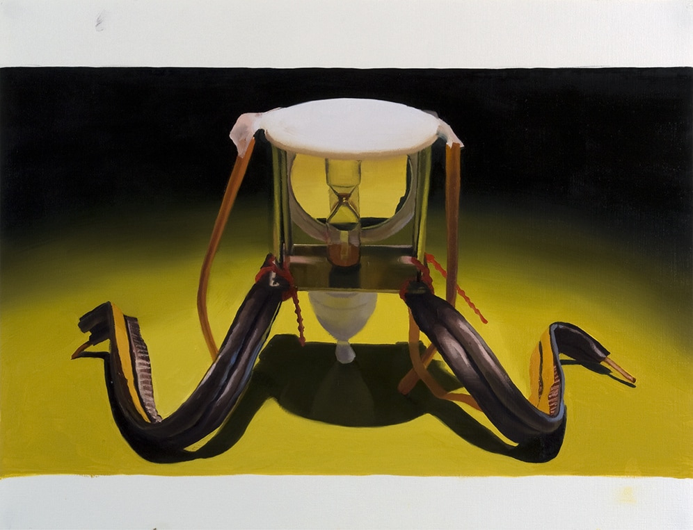 Janice McNab, D.I.Y. &ndash; &lsquo;Exercise III&rsquo; (2013), 50x65cm, oil on oil paper