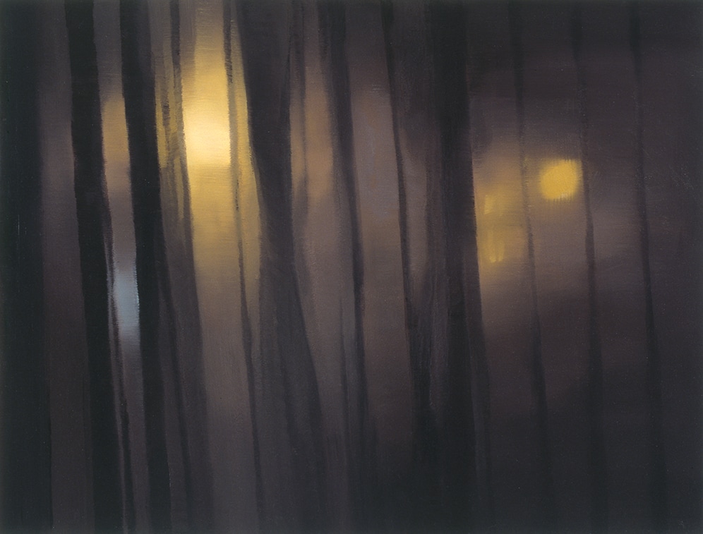 Janice McNab, Curtain and Stage, &lsquo;Hotel&rsquo; (2005), 66x85cm,  oil on board