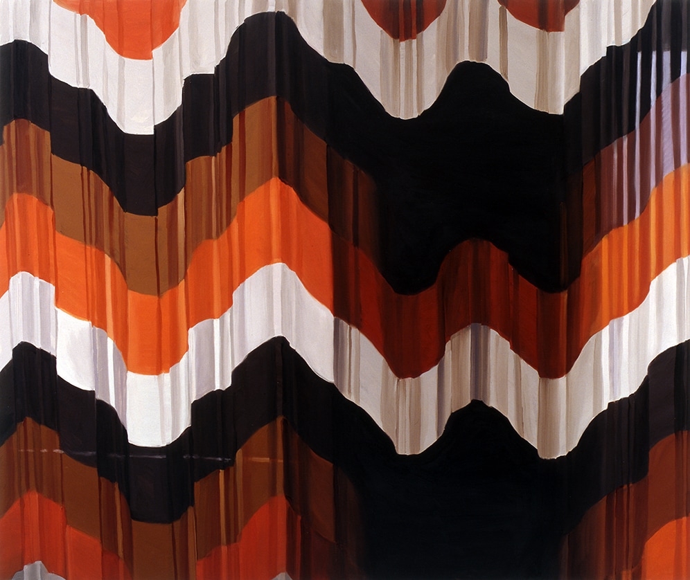 Janice McNab, Curtain and Stage, &lsquo;Morning&rsquo; (2004), 110x130cm, oil on board