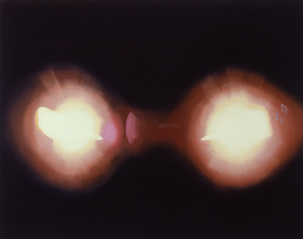 Janice McNab, Curtain and Stage, &lsquo;Lights&rsquo; (2006), 120x145cm, oil on board