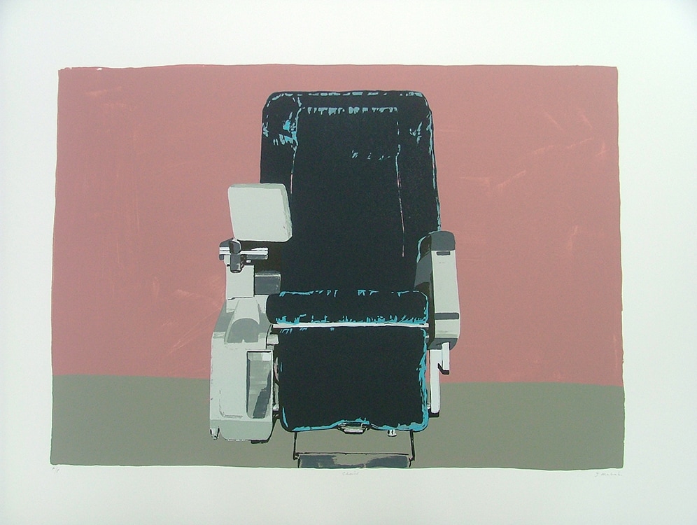 Janice McNab, Tanks and Chairs, The Chair Paintings, &lsquo;Chair&rsquo; (2003), silk screen