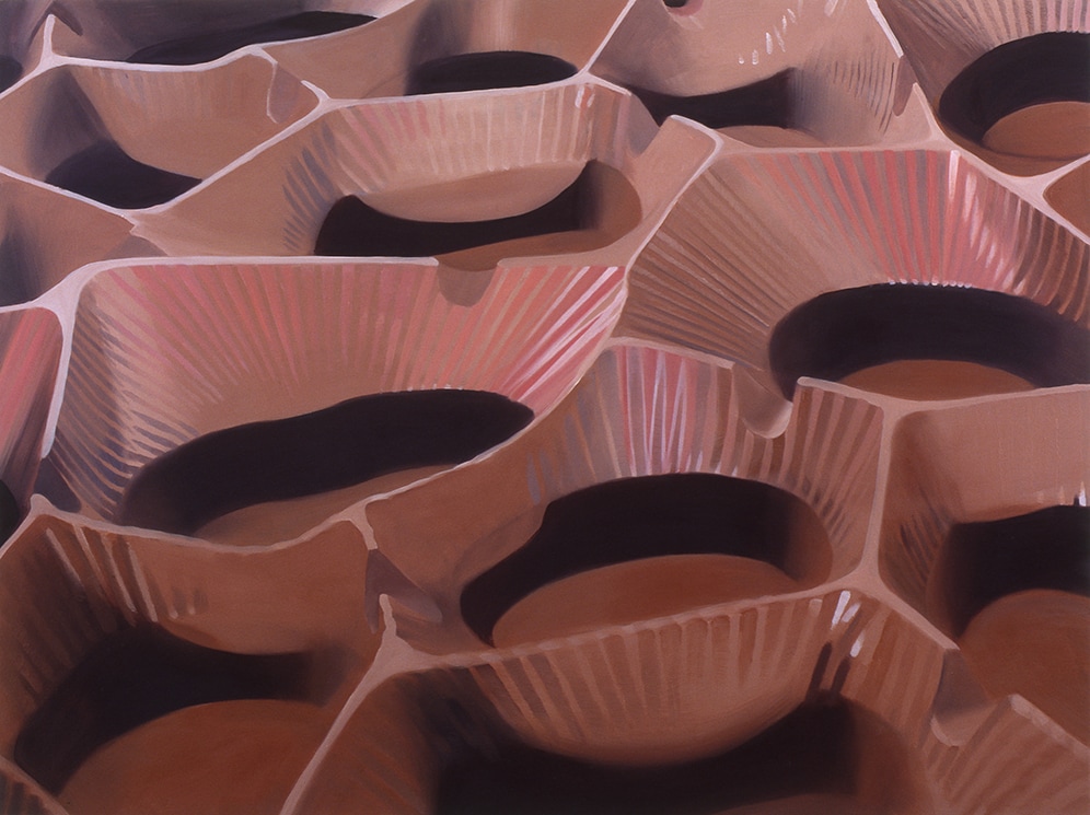 Janice McNab, The Chocolate Box Paintings &lsquo;Belgian Creams&rsquo; (2005), 100x133cm, oil on board