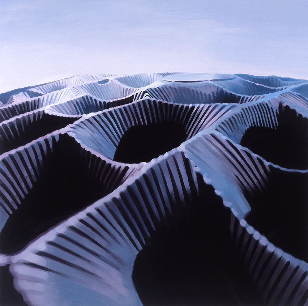 Janice McNab, The Chocolate Box Paintings &lsquo;Blue&rsquo; (2007), 122x122cm, oil on board