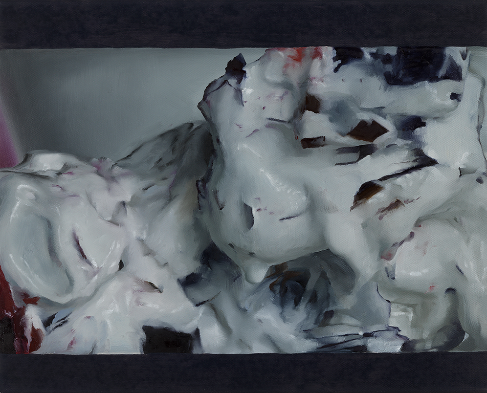 Janice McNab, The Ice Cream Paintings, &lsquo;Things Fall Apart&rsquo; (2014), 40x50cm, oil on linen