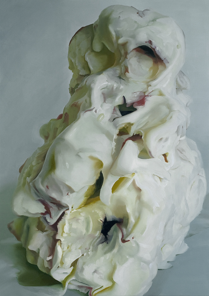 Janice McNab, The Ice Cream Paintings, &lsquo;The White Dress&rsquo; (2010), 170x120cm, oil on linen