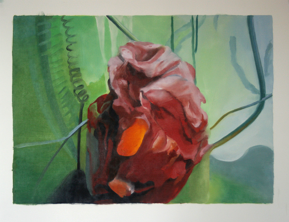 Janice McNab, The Ice Cream Paintings, &lsquo;Lollipop&rsquo; (2013), 50x65cm, oil on oil paper