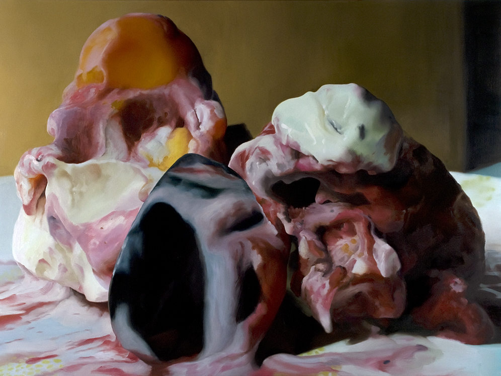 Janice McNab, The Ice Cream Paintings, &lsquo;Bloodbathers&rsquo; (2012), 135x180cm, oil on linen