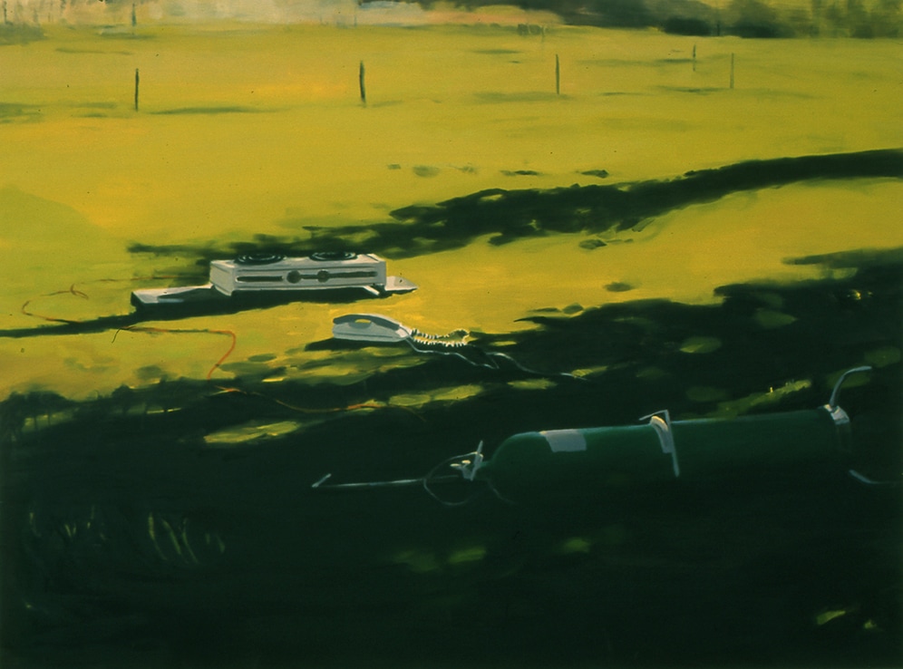 Janice McNab, The Isolation Paintings, &lsquo;New Mexico, Anxiety&rsquo; (1998), 92x122cm, oil on board