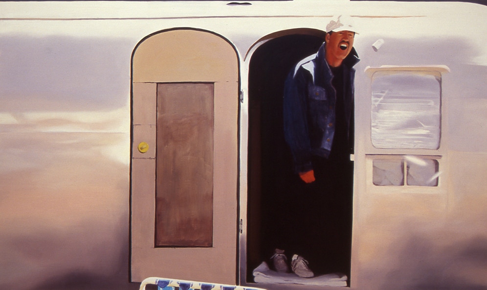 Janice McNab, The Isolation Paintings, &lsquo;New Mexico, Silence&rsquo;(1999), 122x185cm, oil on board