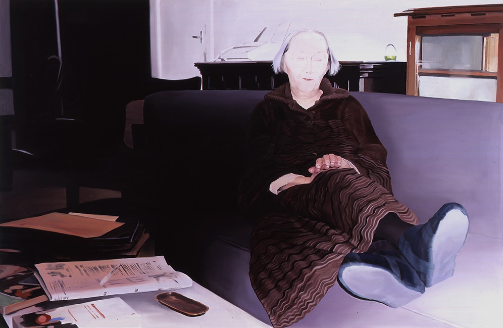Janice McNab, The Isolation Paintings, &lsquo;Living Room&rsquo; (2001), 120x190cm, oil on board