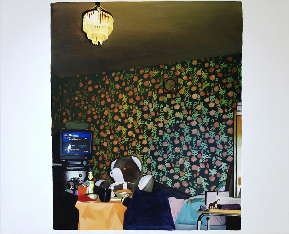 Janice McNab, The Isolation Paintings, &lsquo;Jacqueline's Room, Glasgow&rsquo; (1999), 140x120cm, oil on board